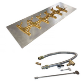 Tree-Style Brass Burner/Rectangular Plate - CFBT170